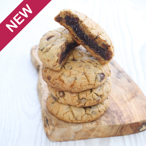 Dark Chocolatey Spread Cookies