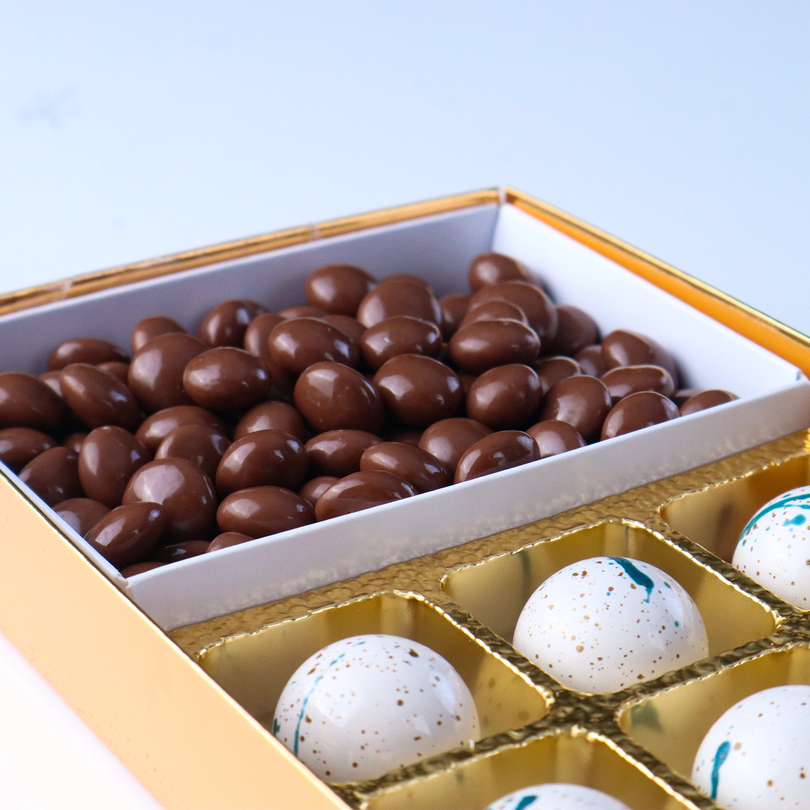 SPC2954_2_6 choc folding tray white